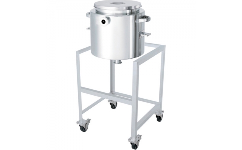 日東金属工業（株）  HT-ST-J-ASC-39  日東　ホッパー型ジャケット汎用容器　架台付　４５Ｌ