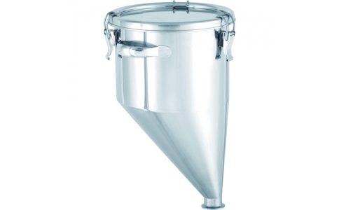 日東金属工業（株）  EHT-CTH-18  日東　偏心ホッパー型密閉容器（クリップ式）