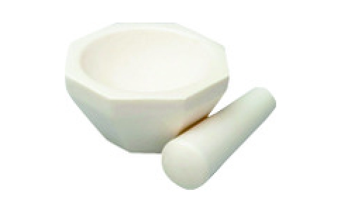 東京硝子器械（株）  985-54-31-25  ＴＧＫ　光沢乳鉢　磁性　ＭＧ－１６５　乳棒付