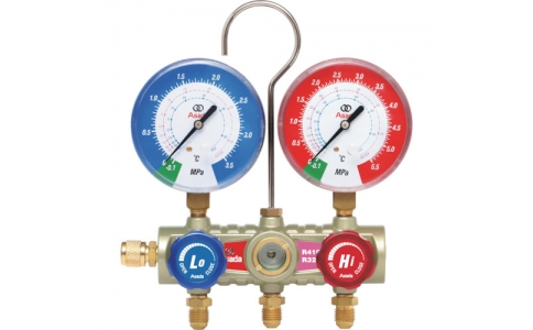 アサダ（株）  AY175C  アサダ　マニホールドＡＦキット　Ｒ４１０Ａ、Ｒ３２　ケース付　１５２ｃｍ