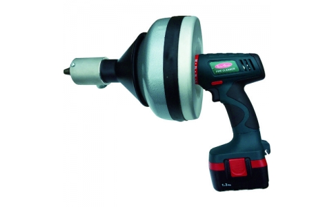 （株）カンツール  VD-50ZB  カンツール　排水管掃除機（電動タイプ）　バリュー・オート（コードレス）　パイプ径３６～６５ｍｍ　距離７．６ｍ