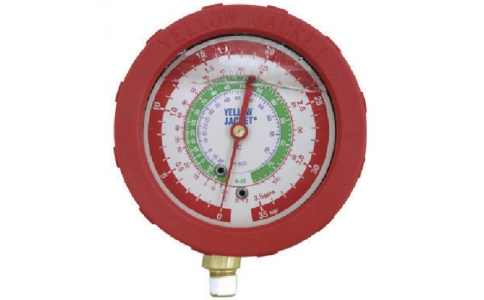 アサダ（株）  4991756184686  アサダ　Ｒ１２等用マニホールドゲージ　高圧圧力計　φ８０ｍｍ　グリセリン入