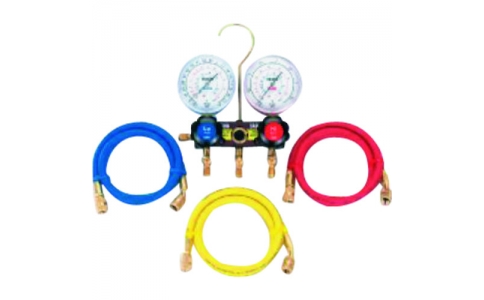 （株）イチネンＴＡＳＣＯ  TA124EH  タスコ　Ｒ４０４Ａ　Ｒ４０７Ｃ　Ｒ５０７Ａ　Ｒ１３４ａ用サイトグラス付ゲージマニホールドキット