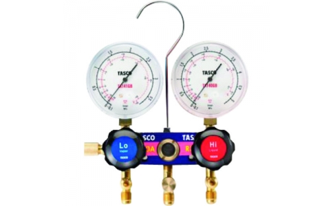 （株）イチネンＴＡＳＣＯ  TA122J-1  タスコ　Ｒ４１０Ａ、Ｒ３２用　サイトグラス付マニホールドキット