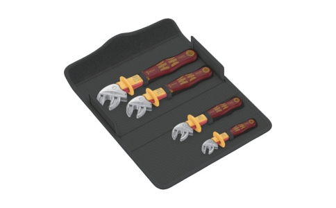 Ｗｅｒａ社  020170  Ｗｅｒａ　６００４　絶縁自動調整式モンキーラチェットスパナ　４本セット