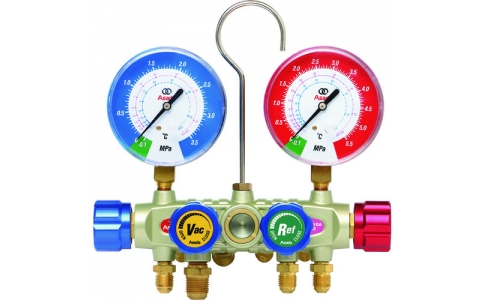 アサダ（株）  AI179C  アサダ　４バルブマニホールドＡＦキット　Ｒ４１０Ａ、Ｒ３２　ケース付　１５２ｃｍ