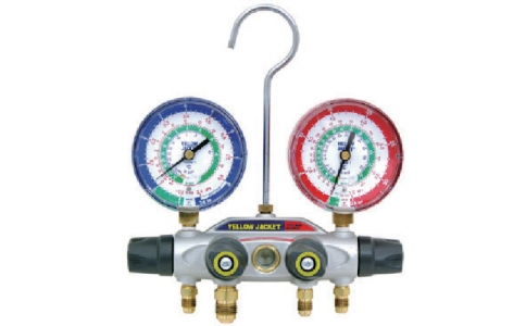 アサダ（株）  Y40931C  アサダ　Ｒ１２等用タイタン４Ｖマニホールド　標準ホース仕様　ケース付