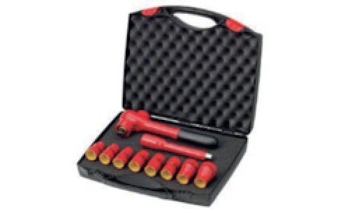 ノガ・ウォーターズ（株）  7207N K1001  ＮＯＧＡ　３／８絶縁ソケットとラチェット１０点セット