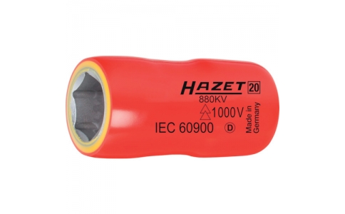 ＨＡＺＥＴ社  880KV-18  ＨＡＺＥＴ　ＶＤＥ絶縁（差込角９．５ｍｍ）ソケット　１８ｍｍ