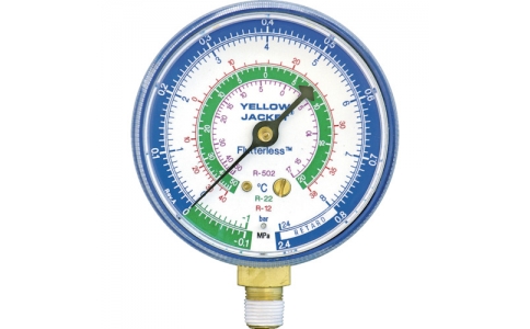 アサダ（株）  Y49029  アサダ　Ｒ１２等用マニホールドゲージ　低圧連成計　φ６８ｍｍ　ヒートポンプ用