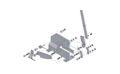 トラスコ中山（株）  P3003  ＴＲＵＳＣＯ　板金用切断機　レバーシャＰ－３用部品　ＮＯ．３六角ボルト