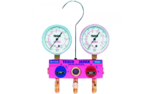 （株）イチネンＴＡＳＣＯ  TA122GV-1  タスコ　Ｒ４１０Ａ　Ｒ３２用　ボールバルブ式マニホールドボディ