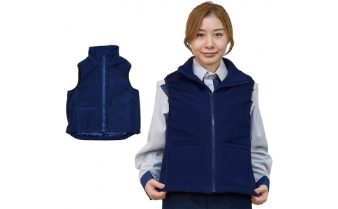 （株）岡潮  OK40211_WEAR_3L  岡潮　手洗い洗濯できるフリースＵＳＢ電熱ベスト４０２１１　（ウェアのみ）　３Ｌ