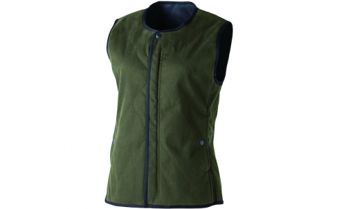 ＣＵＣ（株）  500012-21-L  ＣＨＵＳＡＮ　電熱レディース　キルティングベスト　オリーブ　Ｌ