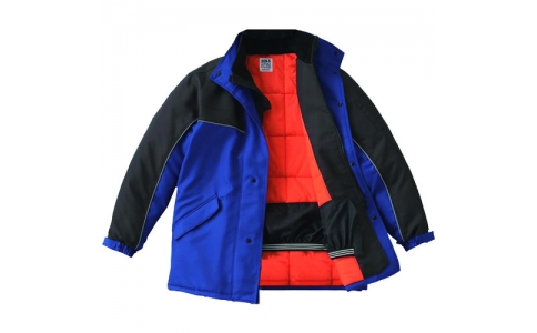 （株）サンエス  BO8001-4-LL  サンエス　冷凍倉庫用防寒コート　ブルー色　ＬＬサイズ