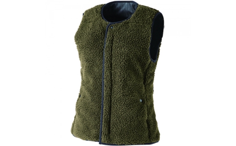 ＣＵＣ（株）  500002-08-L  ＣＨＵＳＡＮ　電熱レディース　ボアフリースベスト　カーキ　Ｌ