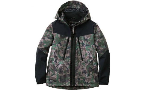 （株）桑和  0284-10-510-3L  Ｇ．Ｇ．　０２８４－１０　防水防寒ブルゾン（迷彩）　カモフラグリーン　３Ｌ