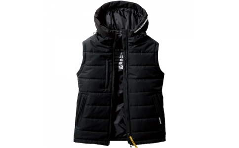 （株）バートル  5034-35-S  バ－トル　防寒フーディベスト（ユニセックス）　５０３４－３５－Ｓ　ブラック