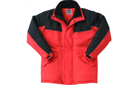 （株）サンエス  BO8001-30-L  サンエス　冷凍倉庫用防寒コート　オレンジ色　Ｌサイズ