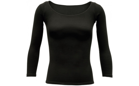 （株）リベルタ  TO-26100006  リベルタ　サーモワン　ラウンドネック長袖インナー／ＢＬＫ（Ｓ）