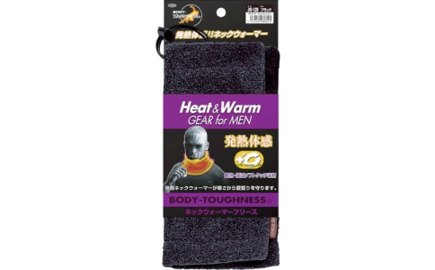 おたふく手袋（株）  JW-120-BK  おたふく　ＢＴサーモネックウォーマー　ブラック