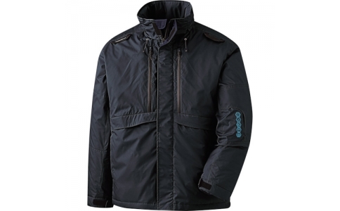 ミドリ安全（株）  VE2057UE-4L  ミドリ安全　ベルデクセル　ハーネス対応防寒ジャケット　ＶＥ２０５７上　ネイビー　４Ｌ