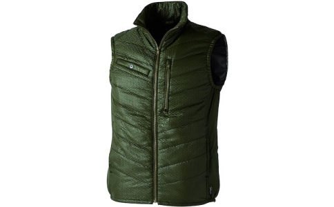 ＣＵＣ（株）  8882-810-M  ＣＨＵＳＡＮ　ｄ－ＨＥＡＴエンボスベスト　Ｄ・オリーブ　Ｍ