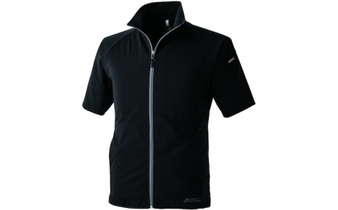 ＣＵＣ（株）  884017-19-L  ＣＨＵＳＡＮ　電熱インナー半袖ジャケット　クロ　Ｌ