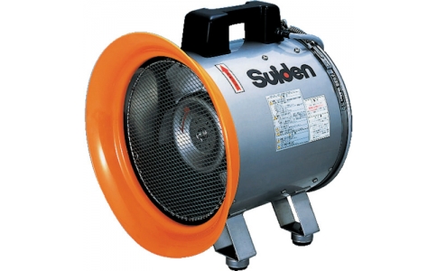 （株）スイデン  SJF-300C-1  スイデン　送風機（軸流ファンブロワ）ハネ３００ｍｍ　単相１００Ｖ　防食型