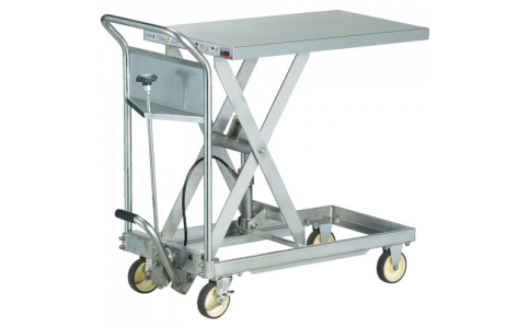 トラスコ中山（株）  HLF-S500SUSALL  ＴＲＵＳＣＯ　ＳＵＳハンドリフター　５００ｋｇ　６００Ｘ９００