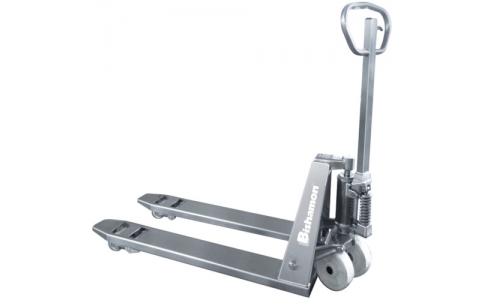 （株）スギヤス  BMS25LL-HL  ビシャモン　準ステンレス製ハンドパレットトラック　均等荷重２５００Ｋｇ