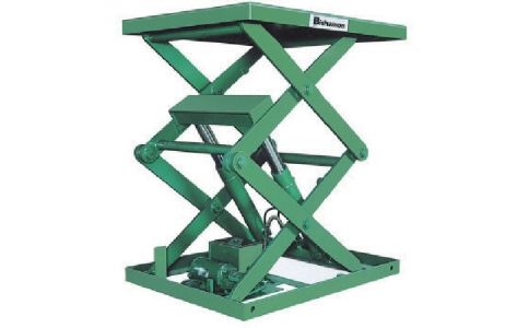 （株）スギヤス  2AX100AP-F  ビシャモン　テーブルリフト　１ＴＯＮ　フットスイッチ　均等荷重１０００ｋｇ　揚程９６０ｍｍ