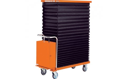 トラスコ中山（株）  4989999673692  ＴＲＵＳＣＯ　充電式ハンドリフター積載３５０ｋｇ板寸１０５０×６００