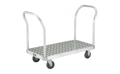 トラスコ中山（株）  TBF2436SU  ＴＲＵＳＣＯ　アルミ製台車　両袖型　９１５Ｘ６１０