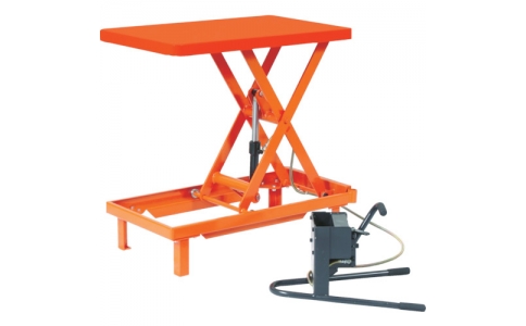 トラスコ中山（株）  HLFWN-150  ＴＲＵＳＣＯ　ワークテーブルリフト１５０ｋｇ　足踏式　４００Ｘ７２０