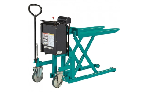 （株）スギヤス  LV100WET  ビシャモン　スクーパー（バッテリー上昇式）　脱着式テーブル付