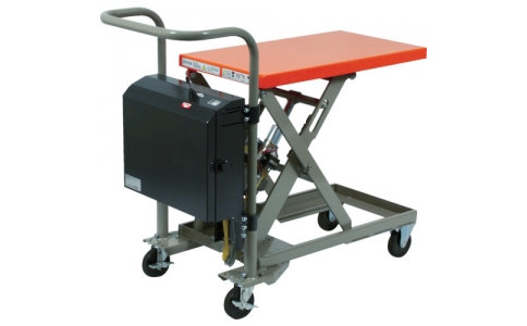 トラスコ中山（株）  HDL-LD1556P  ＴＲＵＳＣＯ　ローリフター台車　１５０ｋｇ　５２０Ｘ６３０　電動昇降式　低床型