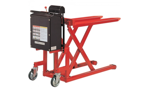 （株）スギヤス  LV50ET  ビシャモン　スクーパー（バッテリー上昇式）　脱着式テーブル付