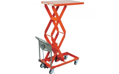 トラスコ中山（株）  HLFN-500MW  ＴＲＵＳＣＯ　ハンドリフター　５００ｋｇ　６００Ｘ９００　高揚程型