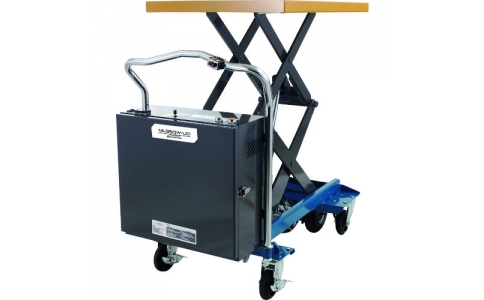 花岡車輛（株）  ML-350WS-UD  ダンディ　電動リフト台車　モービルリフトシリーズ　電動走行なし　３００ｋｇ　Ｗ１１６７×Ｄ６００