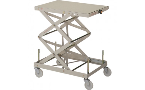 丸善精工（株）  LH-30-W  丸善化工　ローハイシステムリフター有段階式スチール製移動式５５０×４００ｍｍ