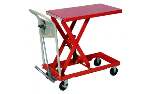 トラスコ中山（株）  HLFA-S150  ＴＲＵＳＣＯ　ハンドリフター　１５０ｋｇ　４００Ｘ７２０　オレンジ