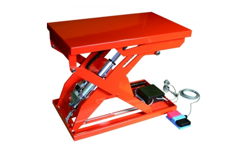 トラスコ中山（株）  HDL-H1046R-D2B  ＴＲＵＳＣＯ　テーブルリフト１００ｋｇ　電動Ｂねじ式　回生電流タイプ　４００×６５０