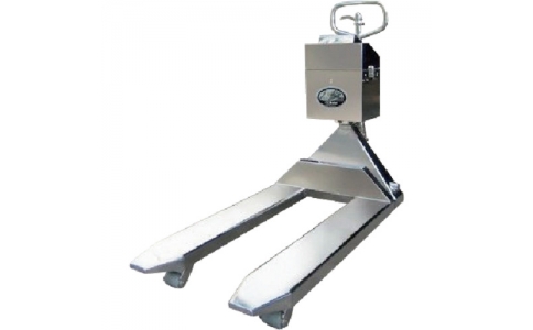 （株）守隨本店  FTAS0S  ＳＨＵＺＵＩ　ハンドパレットスケール　フロアタートル・オールステンレス　秤量１．５ｔ　Ｓサイズ