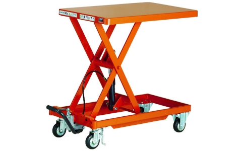 トラスコ中山（株）  HLLA-S120  ＴＲＵＳＣＯ　作業台リフター　１２０ｋｇ　３５０Ｘ５７０　ハンドルレス