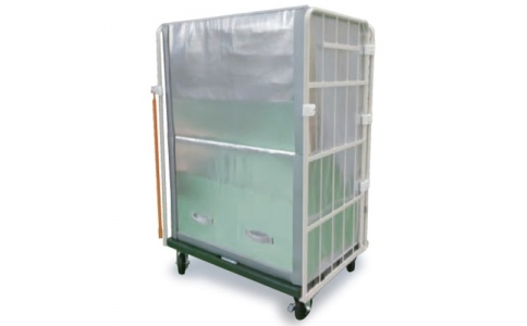 （株）サンユー印刷  KTB-KG-8565  サンユー印刷　キープサーモボックス　カゴ台車用　高断熱保冷ボックス　８５０×６５０×１７００Ｈ用