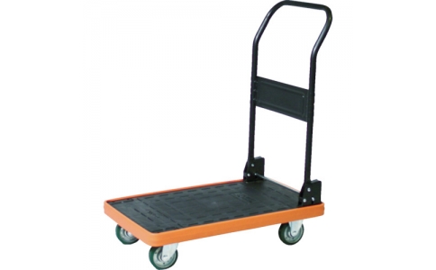 トラスコ中山（株）  MKP-151U  ＴＲＵＳＣＯ　ＭＫＰ樹脂製台車　折りたたみ式　７１６Ｘ４３６　ウレタン