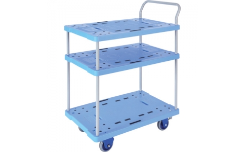 金沢車輛（株）  NP-335GS  金沢　大型静音樹脂台車（３段マルチ式）