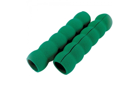 （株）カーボーイ  GG12  カーボーイ　台車用グリップ内径２８×長１５０ｍｍ２本入　グリーン