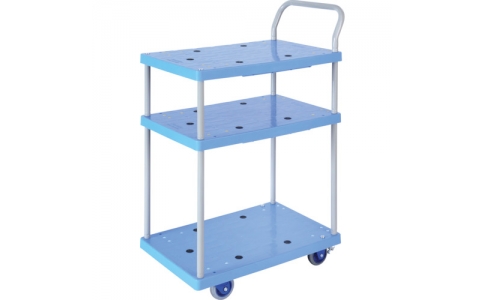 金沢車輛（株）  NP-135GS  金沢　小型静音樹脂台車（３段マルチ式）